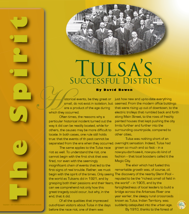 Black Wall Street USA History