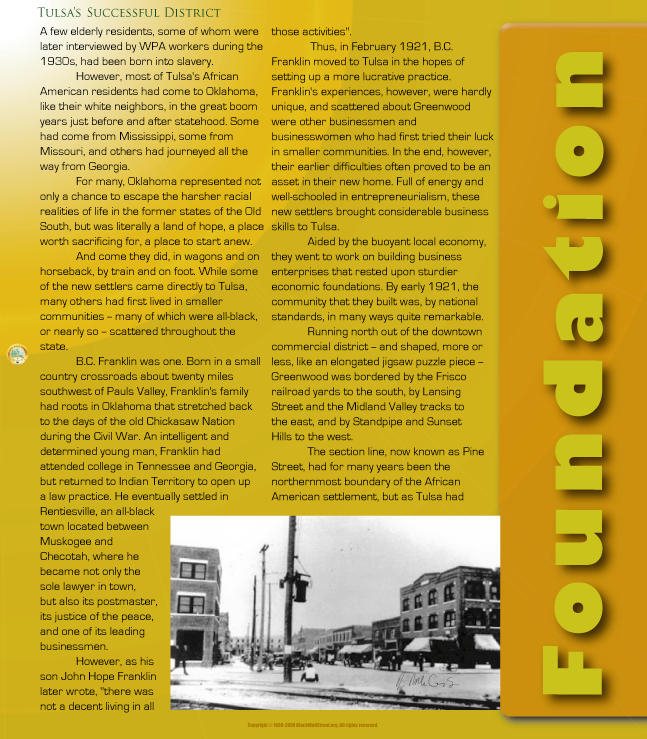 Black Wall Street USA History